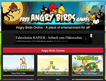 Tablet Screenshot of freeangrybirdsgame.org